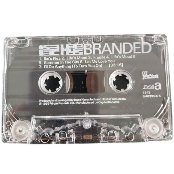 Isaac Hayes - Branded (1995, Cassette) - Picture 3 of 4